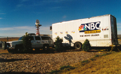 NBC North Dakota Sports Production & Transmission Vehicles